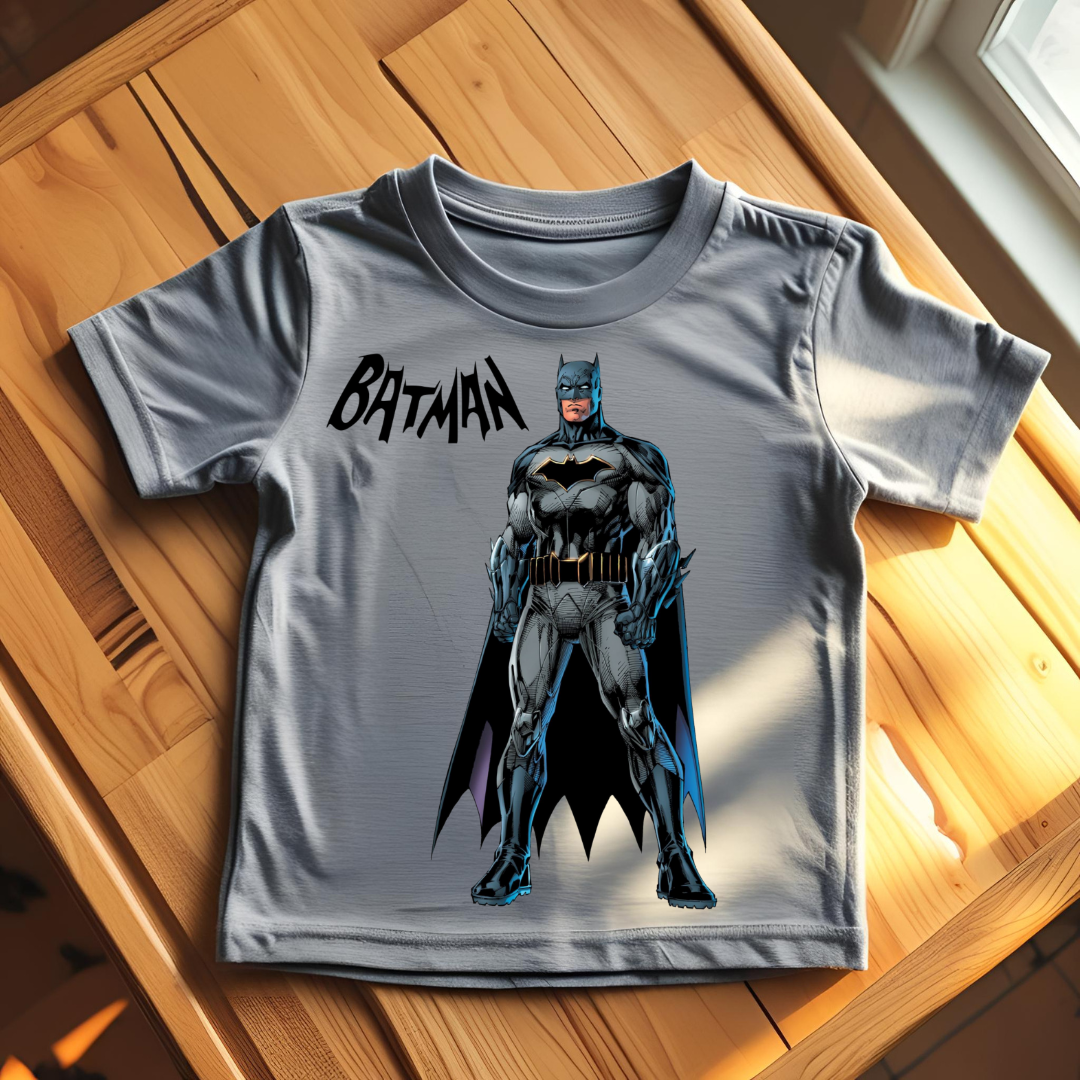 BATMAN STANDING Boy's Crew Neck T-Shirt