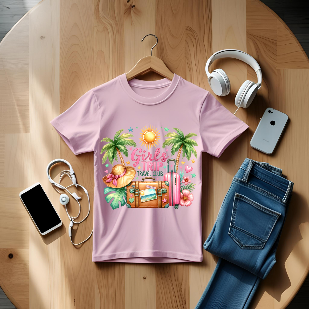 GIRLS TRIP TRAVEL CLUB PINK