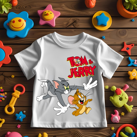 TOM & JERRY RUNN Boy's Crew Neck T-Shirt